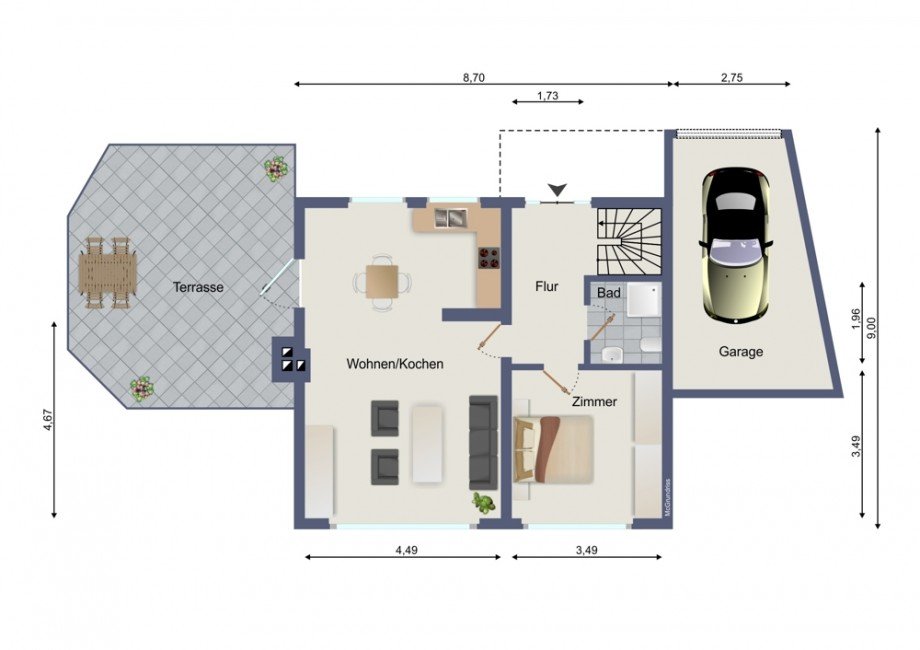 EG Einfamilienhaus Nideggen / Abenden