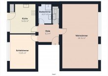 Grundriss EG Birkesdorf: Zweifamilienhaus, freiwerdend, 168 qm Wohnfl�che, Garten mit Teich, ruhige Sackgasse