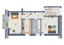 Grundriss Wohnung DG links Leider bereits verkauft!