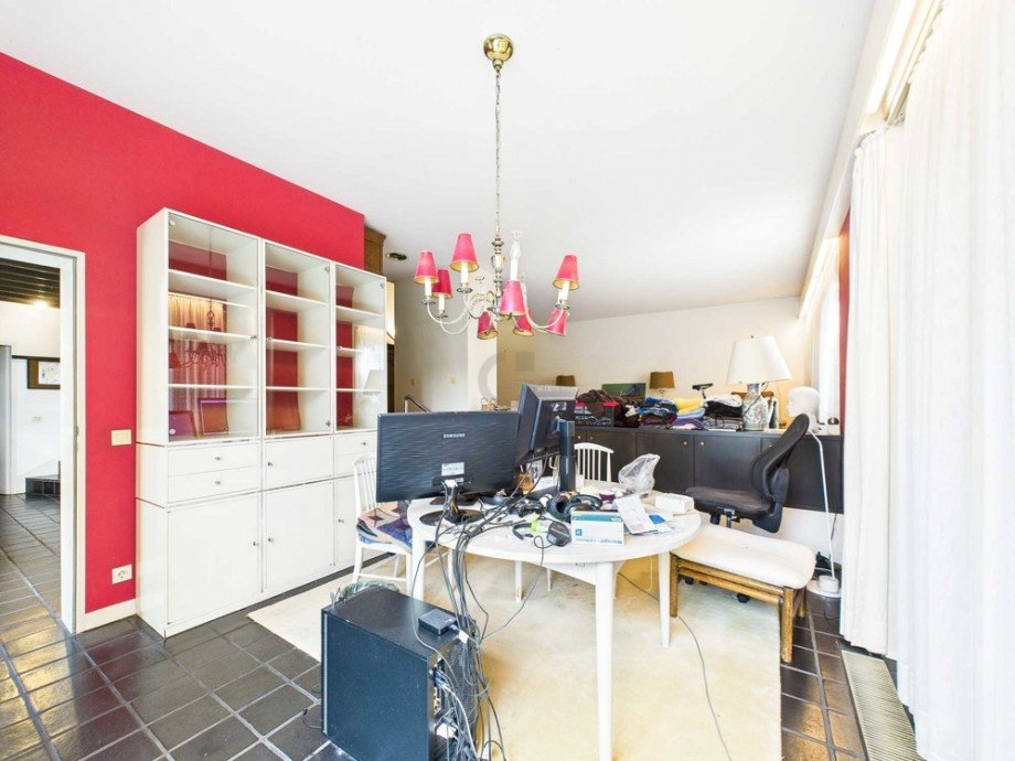 Essbreich / Blick Wohnzimmer Doppelhaush�lfte D�ren