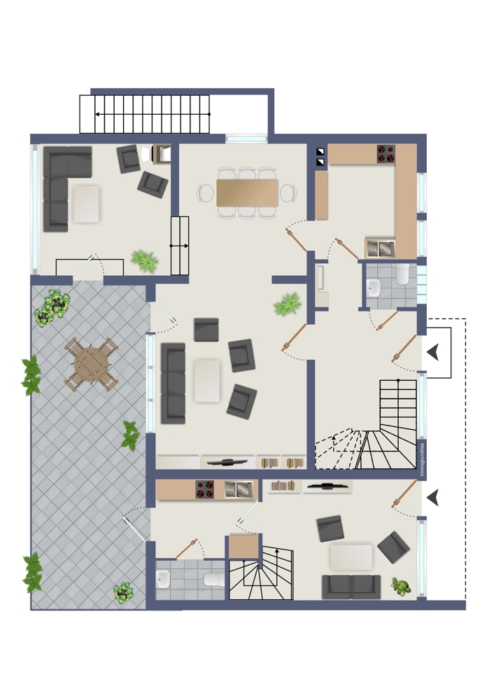 Grundriss EG Einfamilienhaus Titz-R�dingen