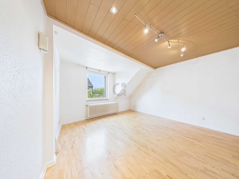 Wohnzimmer Dachgeschosswohnung D�ren