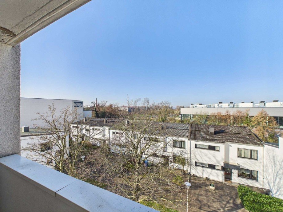 Blick vom Balkon Etagenwohnung D�ren