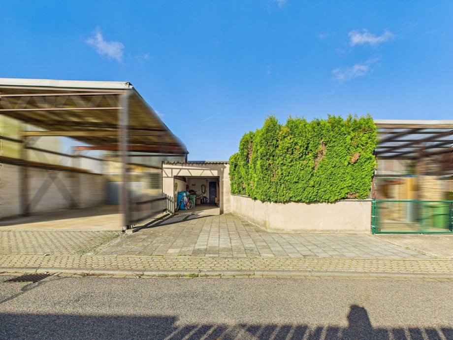 R�ckansicht Reihenmittelhaus D�ren