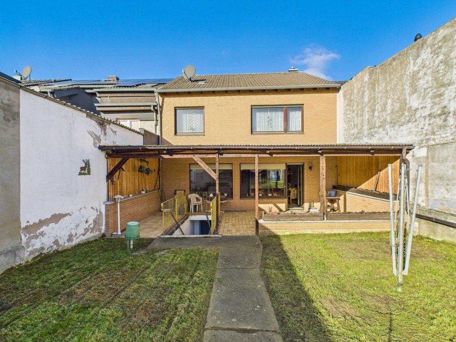 R�ckansicht Reihenmittelhaus D�ren