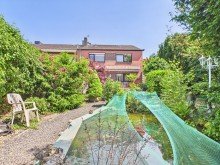 Garten Birkesdorf: Zweifamilienhaus, freiwerdend, 168 qm Wohnfl�che, Garten mit Teich, ruhige Sackgasse