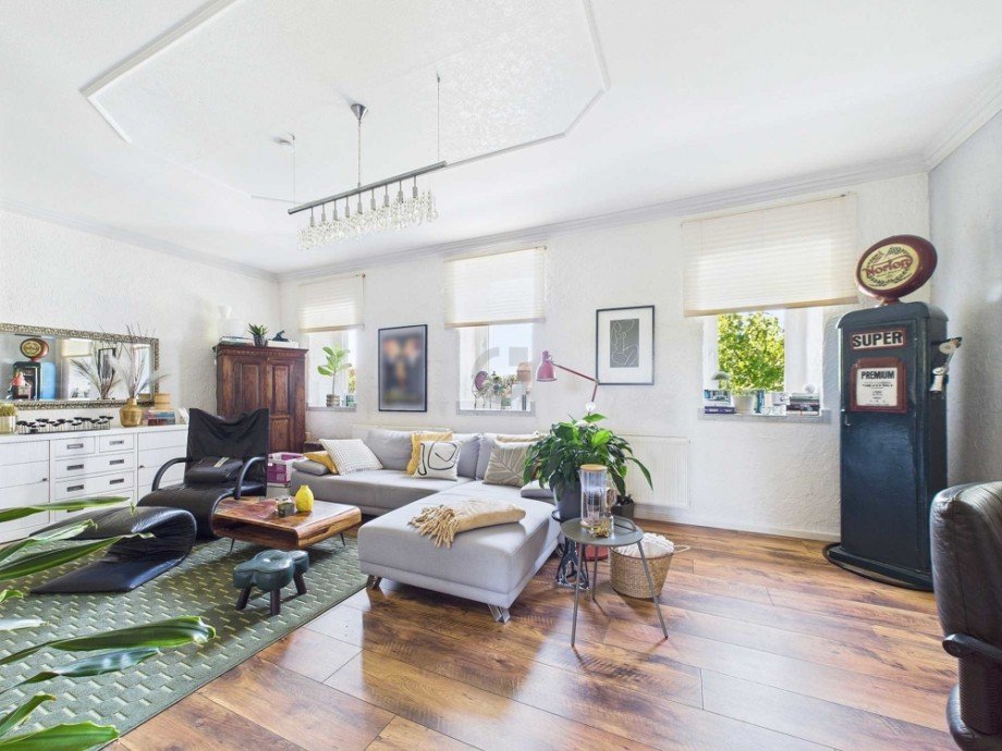 Wohnzimmer Maisonettewohnung D�ren