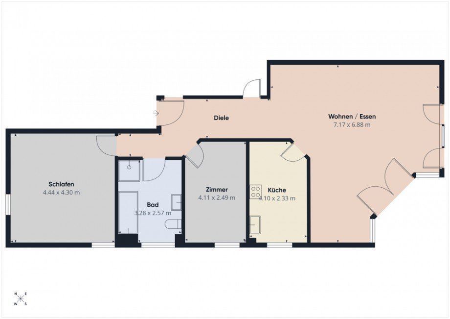 Grundriss Etagenwohnung D�ren