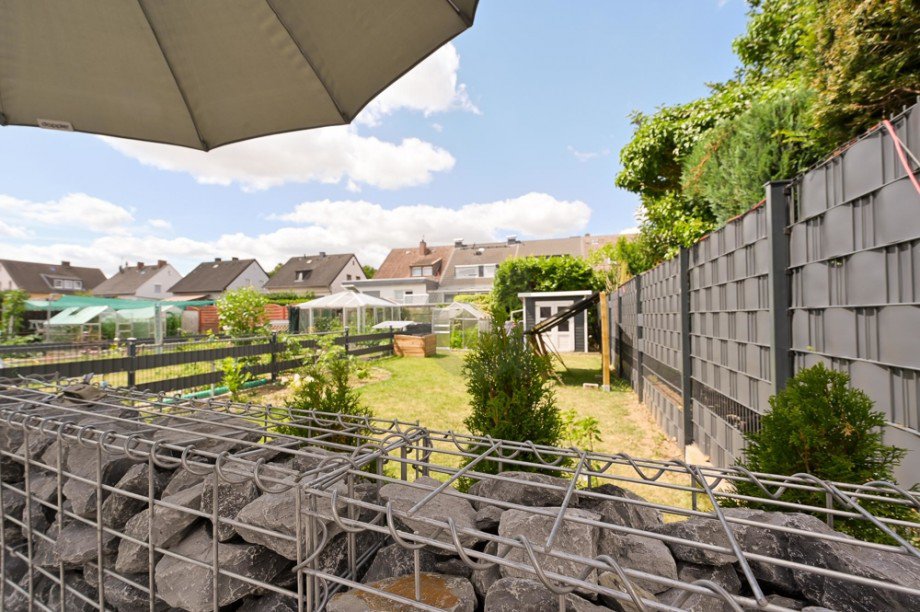 Blick in Garten Reihenhaus D�ren
