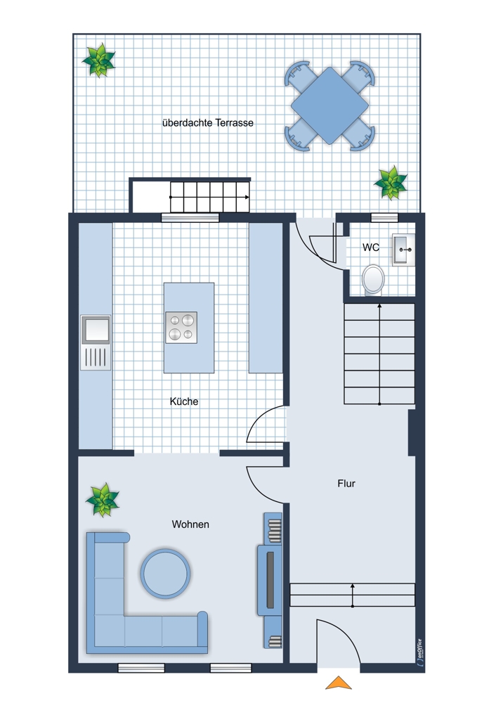 Erdgescho� Reihenhaus D�ren