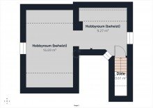 Dachgeschoss Solides Generationenhaus mit zus�tzl. Baugrundst�ck