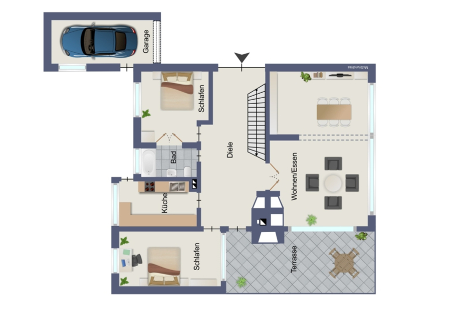 Erdgeschoss Einfamilienhaus Kreuzau / Bilstein