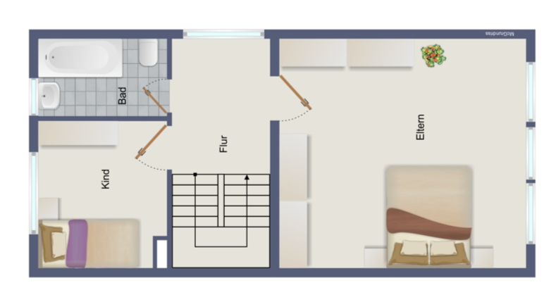 1. Obergescho� Doppelhaush�lfte D�ren