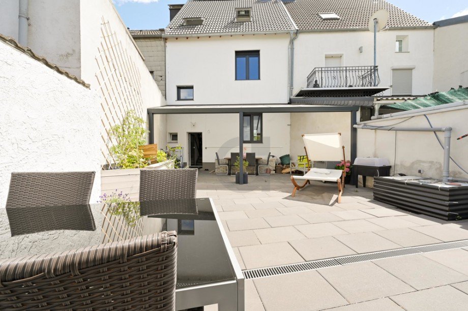 Blick zur Terrasse Reihenhaus D�ren