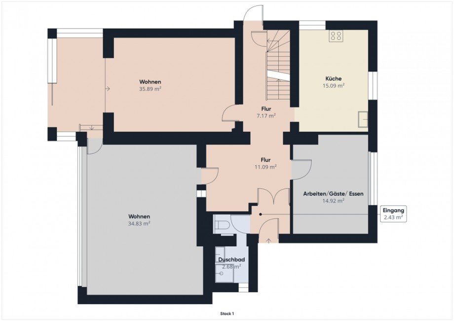 Grundriss Erdgeschoss Einfamilienhaus D�ren