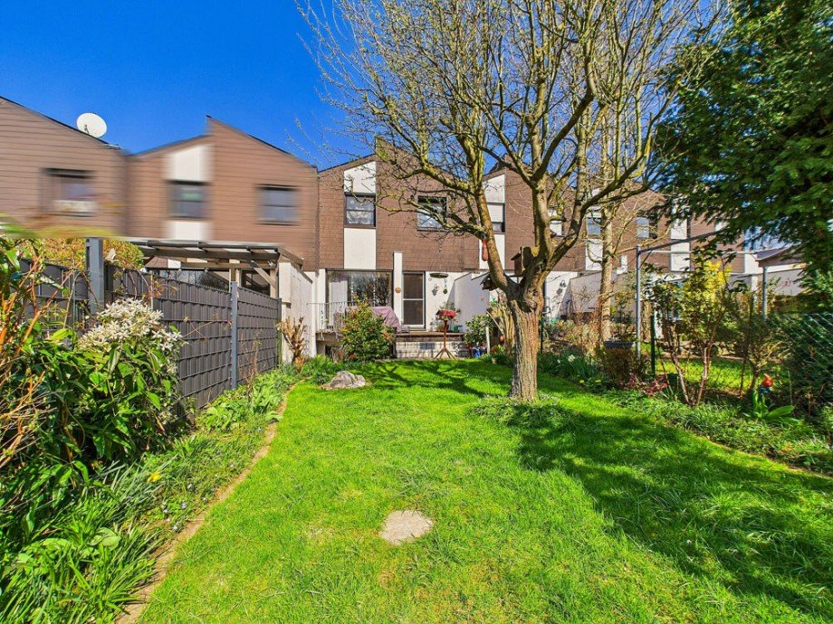 R�ckansicht Reihenmittelhaus D�ren