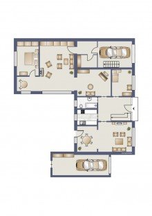 Grundriss aktuell Gro�z�giger Bungalow mit vielf�ltigen Nutzungsm�glichkeiten