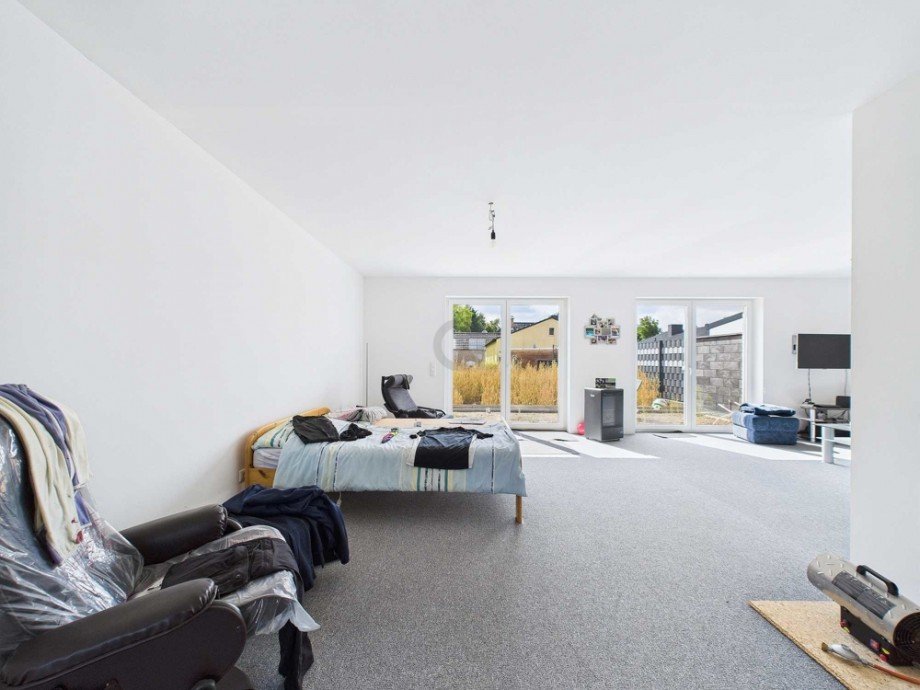 Blick zum Essbereich Doppelhaush�lfte Vettwei�