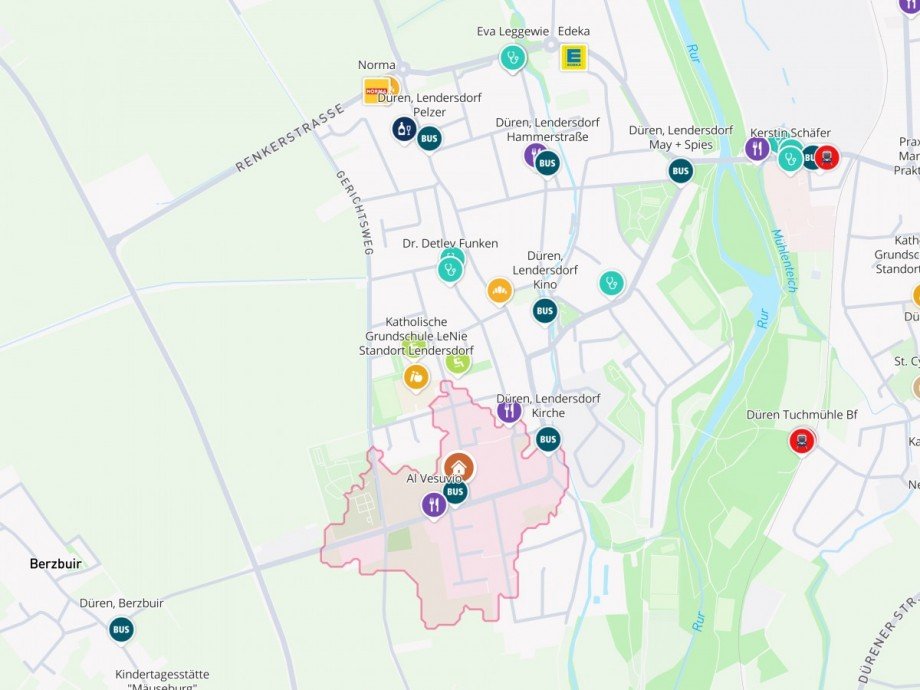 Lageplan_Lendersdorf Einfamilienhaus D�ren / Lendersdorf
