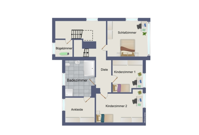 Obergeschoss Einfamilienhaus D�ren / Lendersdorf