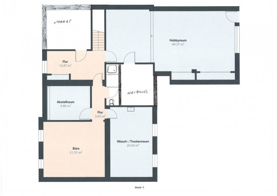 Kellergeschoss Bungalow D�ren