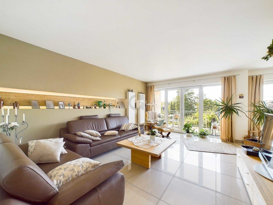 Wohnzimmer Etagenwohnung D�ren
