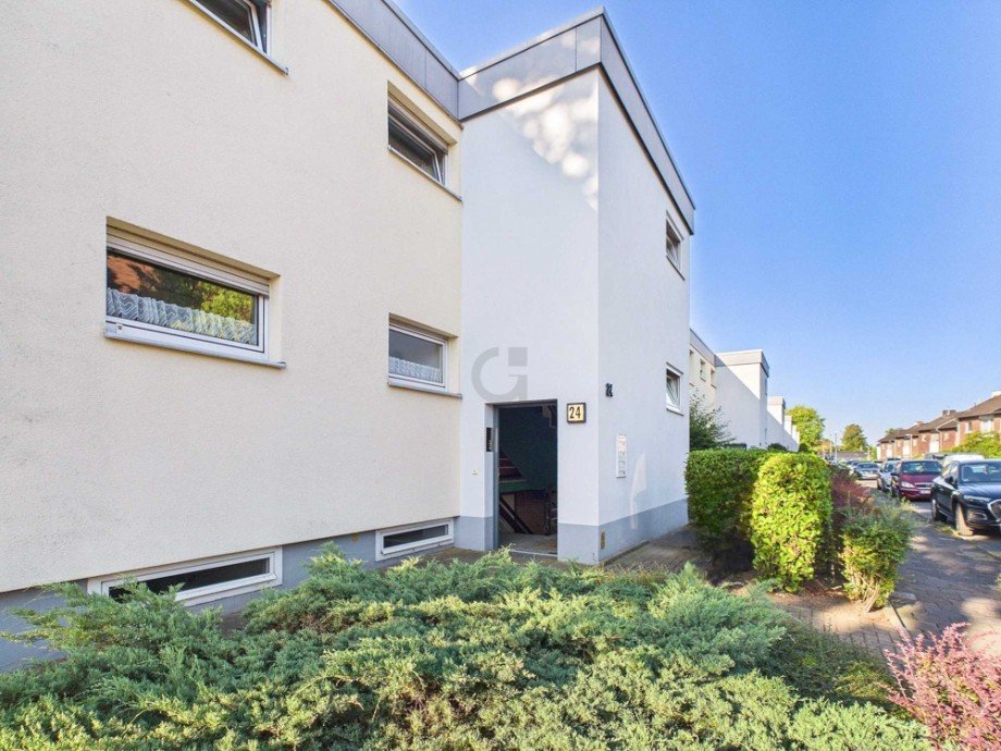 Vorgartenblick Erdgeschosswohnung D�ren