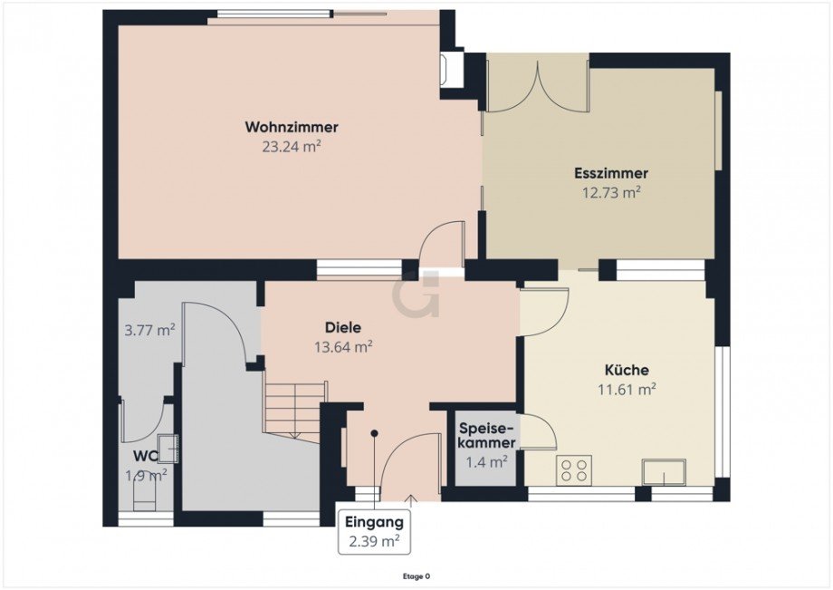 Erdgeschoss Doppelhaush�lfte D�ren / Derichsweiler