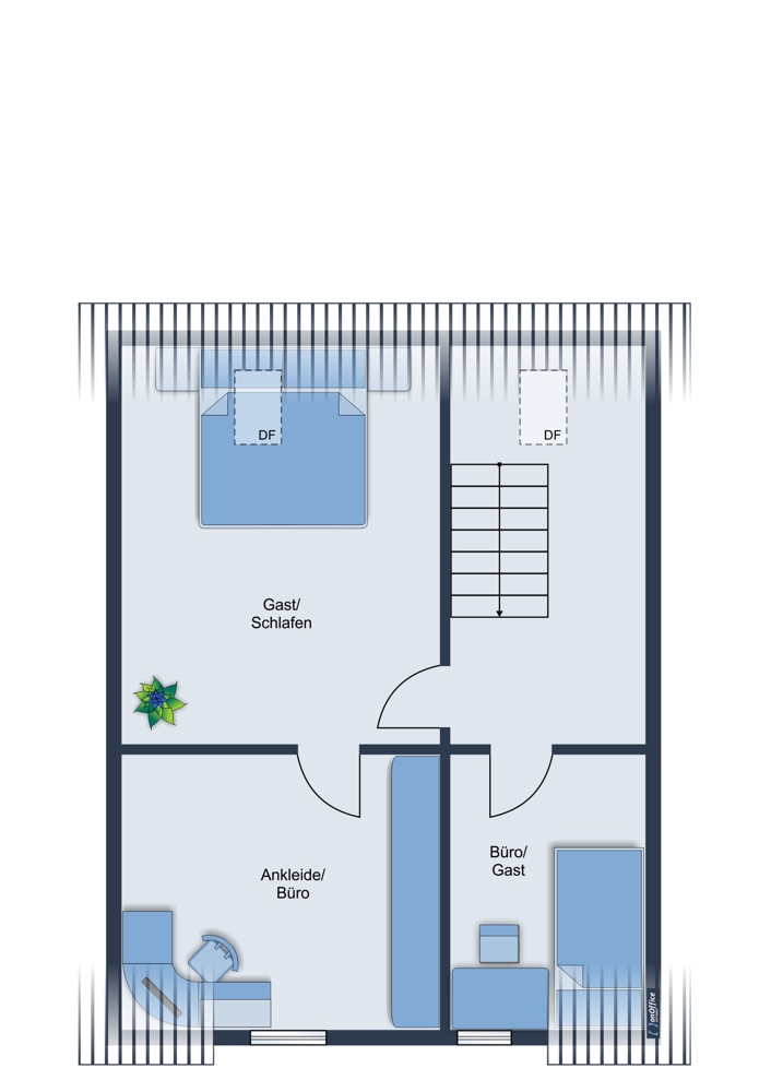 ausgebautes Dachgescho� Reihenhaus D�ren