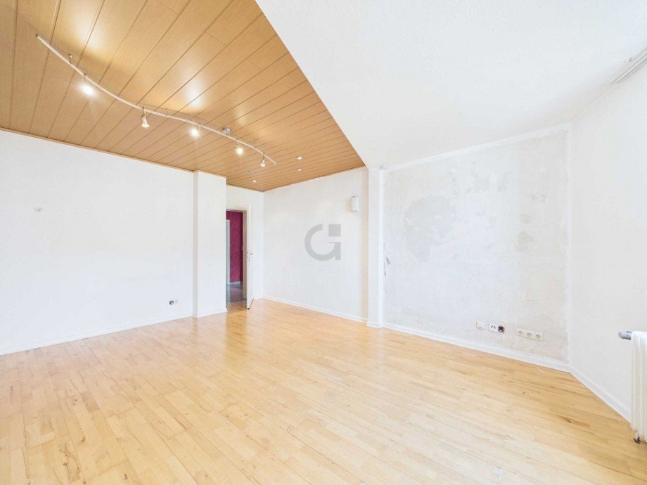 Wohnzimmer Dachgeschosswohnung D�ren