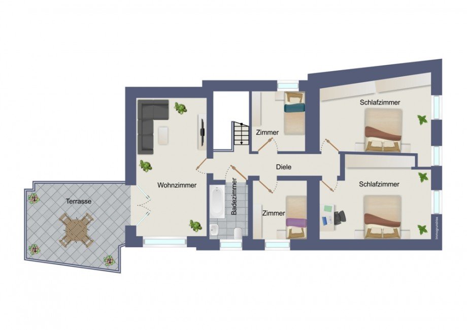 Obergeschoss Einfamilienhaus Nideggen / Muldenau