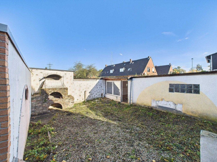 Gartenblick vom Haus Doppelhaush�lfte Kreuzau