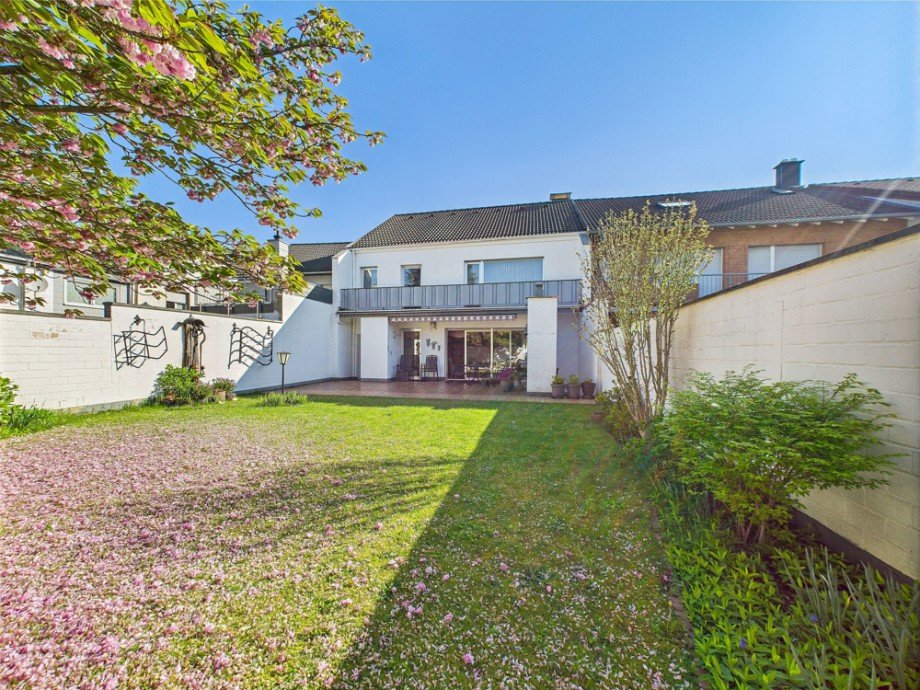 R�ckansicht Reihenhaus D�ren