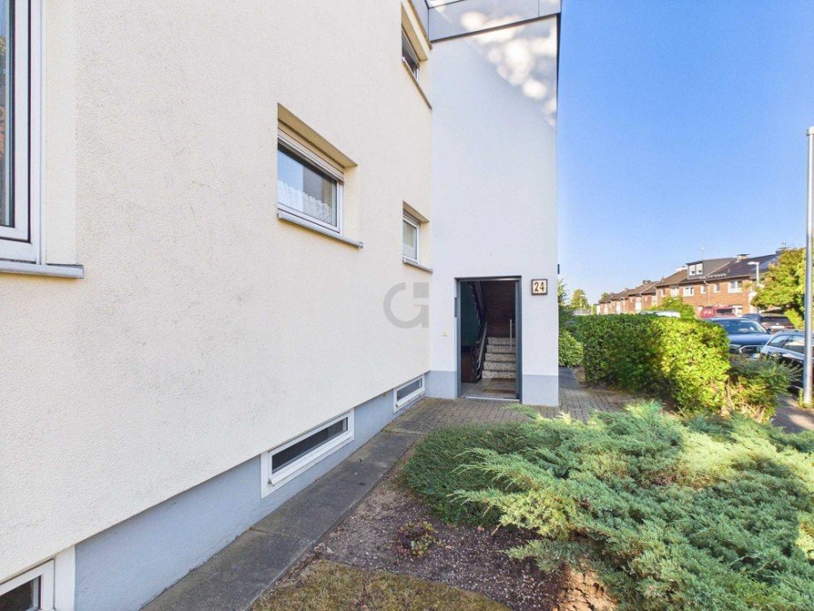 Blick von der Seite Erdgeschosswohnung D�ren