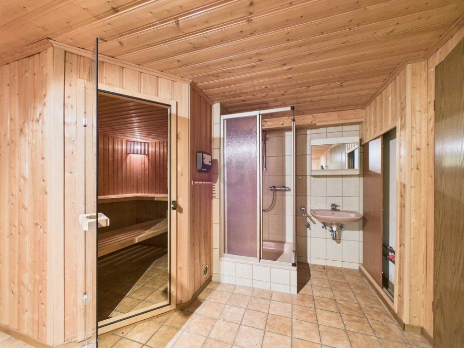 Saunaraum mit Dusche Bungalow D�ren / Echtz