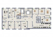 Grundriss (aktuell) Attraktive B�ro- bzw. Praxisfl�che in Bestlage von D�ren