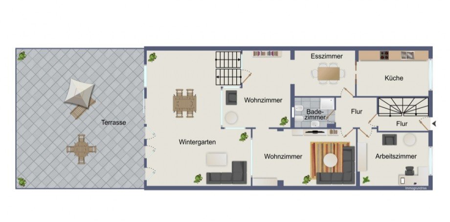 Erdgescho� Reihenmittelhaus D�ren