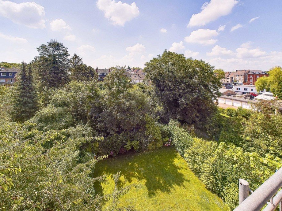 Blick von Terrasse Etagenwohnung D�ren