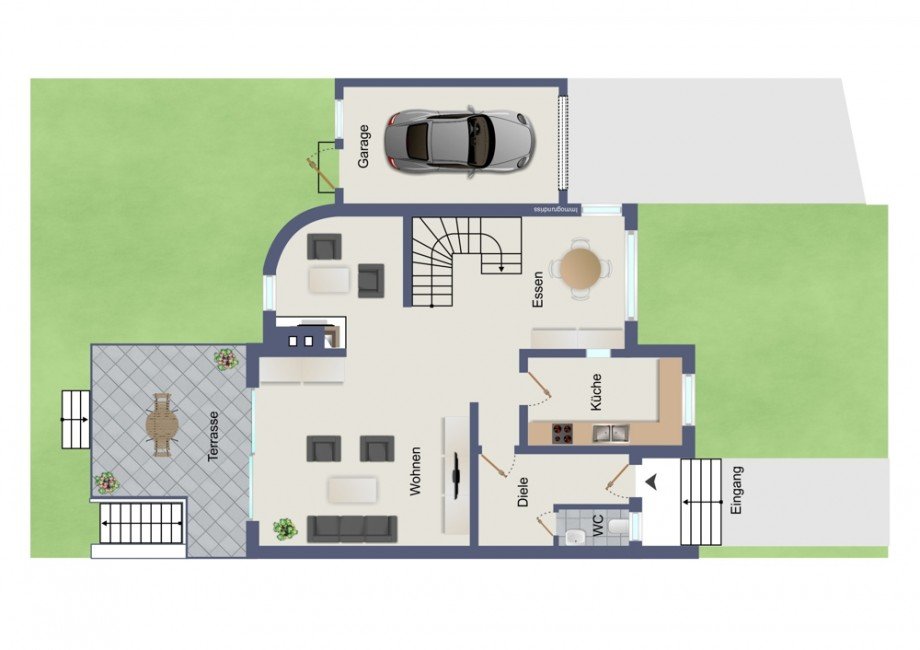 Erdgescho� Einfamilienhaus D�ren / Echtz