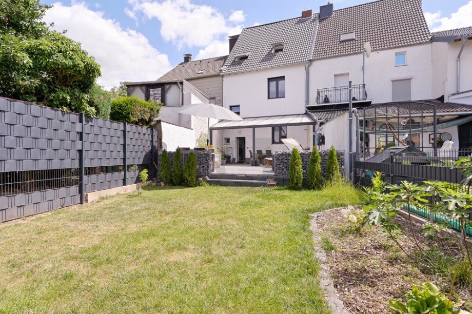 Blick aus Garten Reihenhaus D�ren
