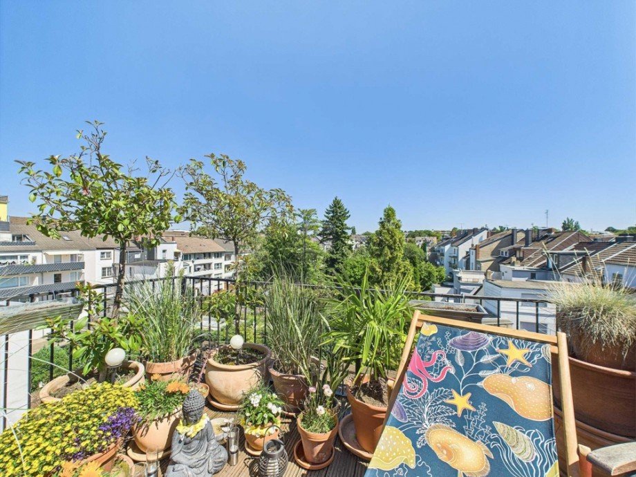 Blick von Dachterrasse Maisonettewohnung D�ren